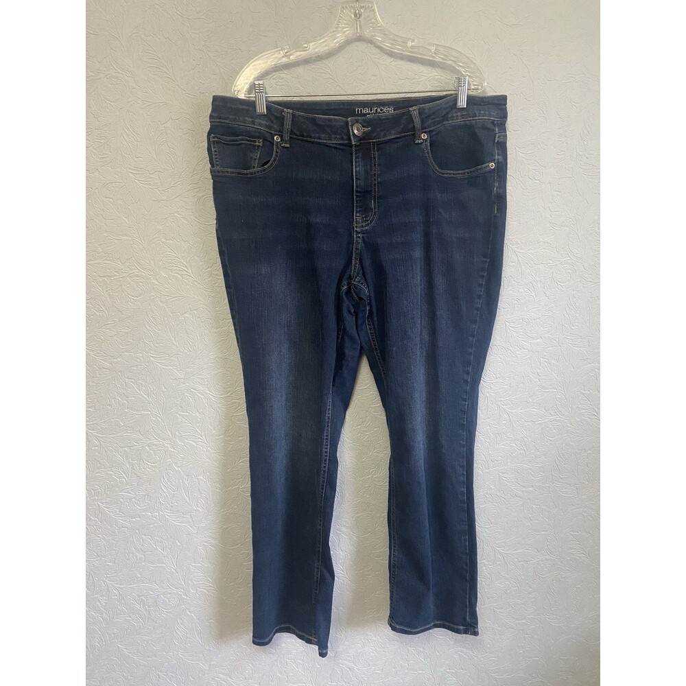 Maurices Size 20W Short Straight Leg Jeans E25